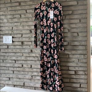 Zara floral maxi dress